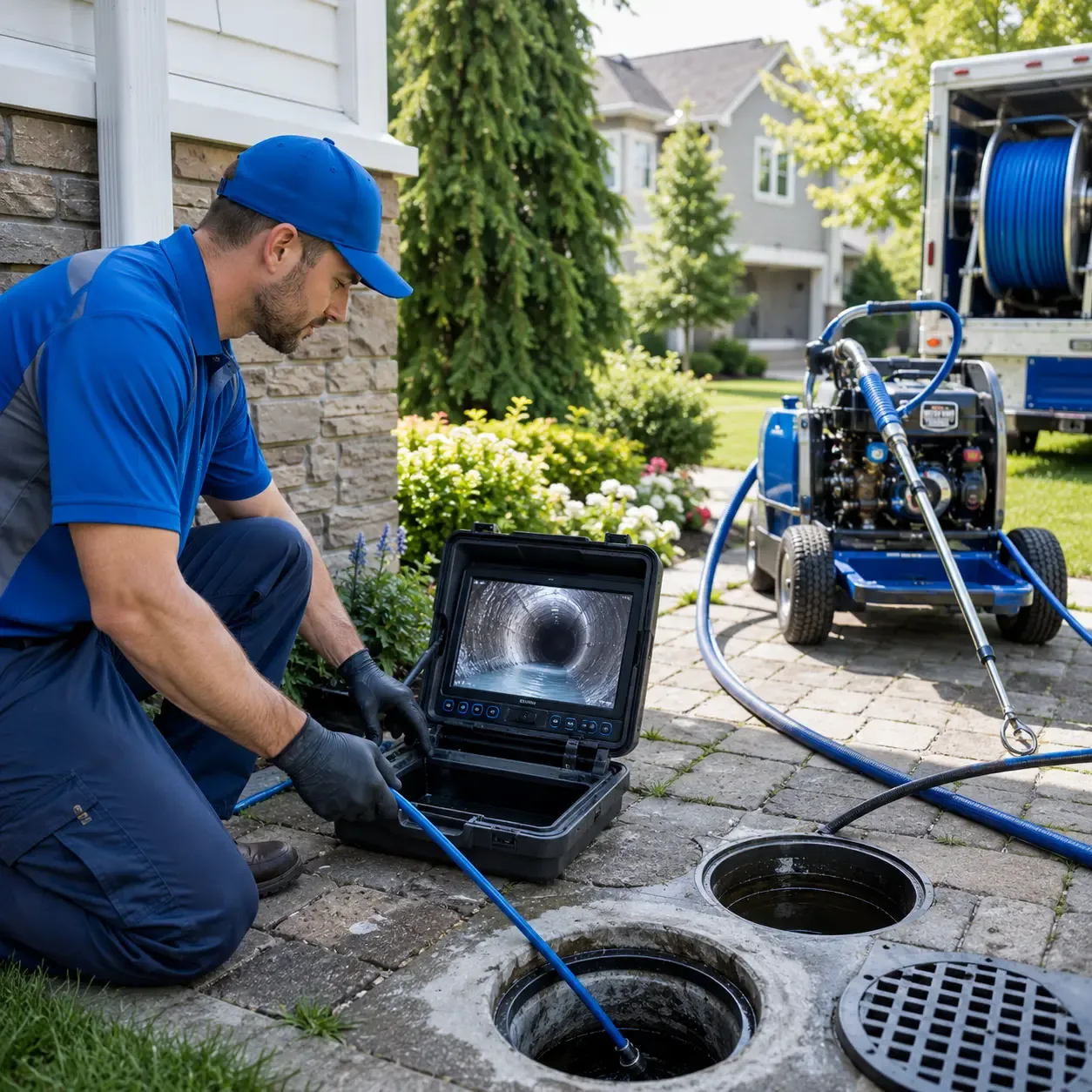 Outdoor drain cleaning professionals serving Prescott, WA